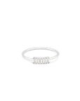 Baguette Stud Ring