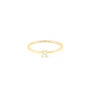 Classic Single Stone Ring - 14K Gold