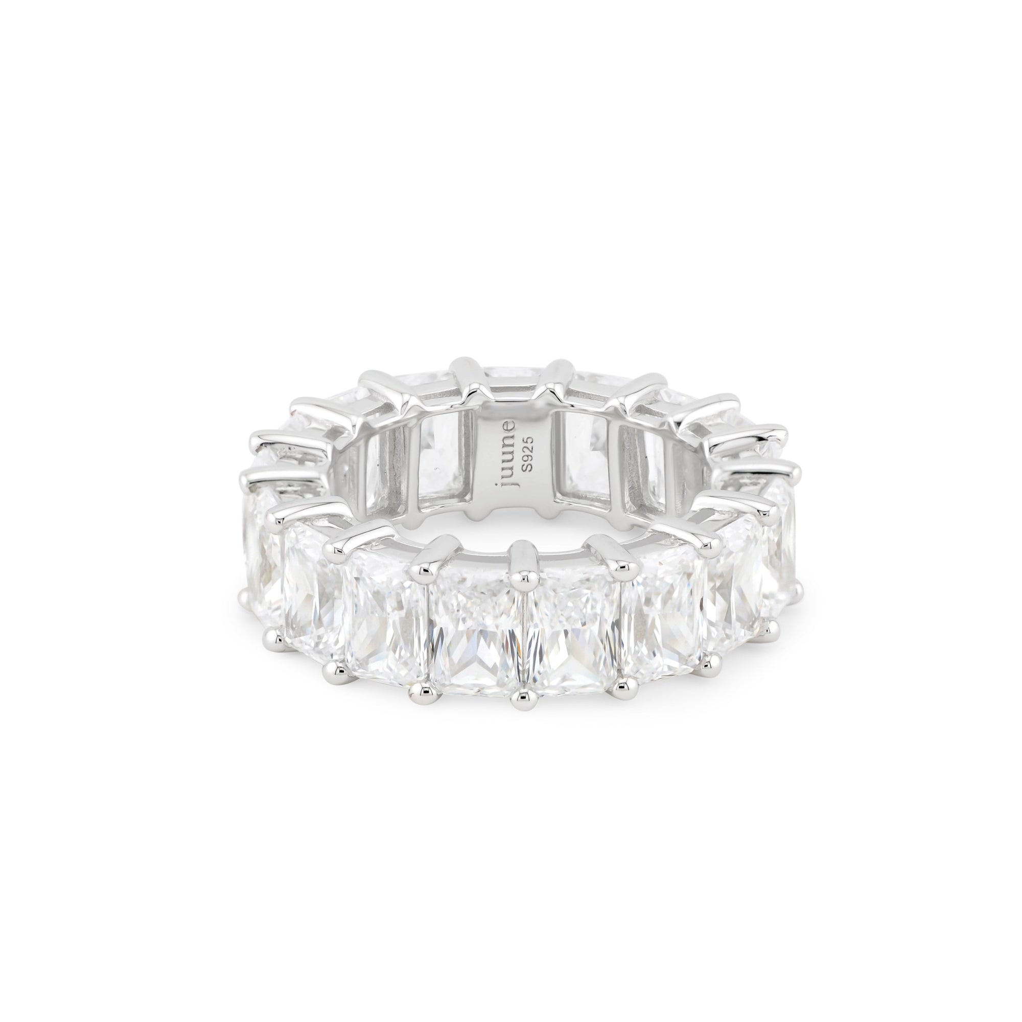 Classic Radiant Cut Eternity Ring