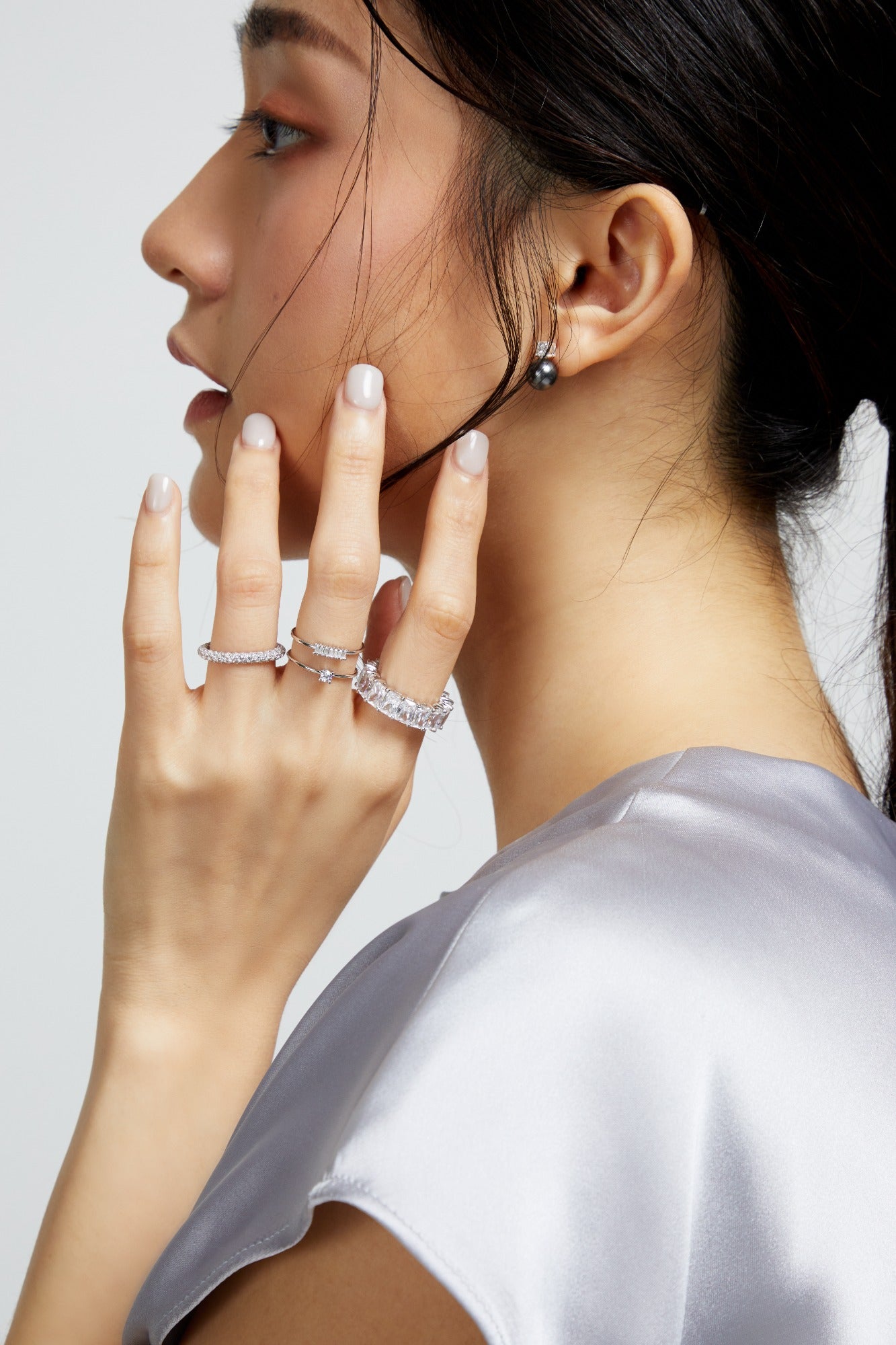 Classic Radiant Cut Eternity Ring