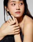 Baguette Stud Ring