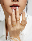 Wishbone Band - 14K Gold