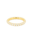 Halo Eternity Ring - 14K Gold