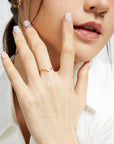 Wishbone Band - 14K Gold