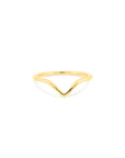 Wishbone Band - 14K Gold