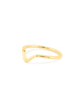 Wishbone Band - 14K Gold
