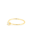 Classic Single Stone Ring - 14K Gold