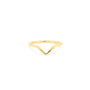 Wishbone Band - 14K Gold